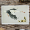 Cigüeña en vuelo Print