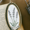 marcapáginas de lavanda