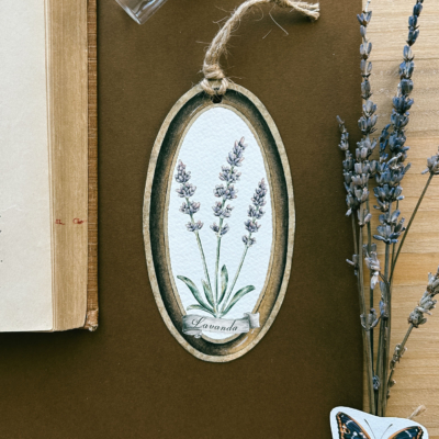 lavanda enmarcada